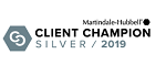 Martindale Hubbell Client Champion, Silver, 2019