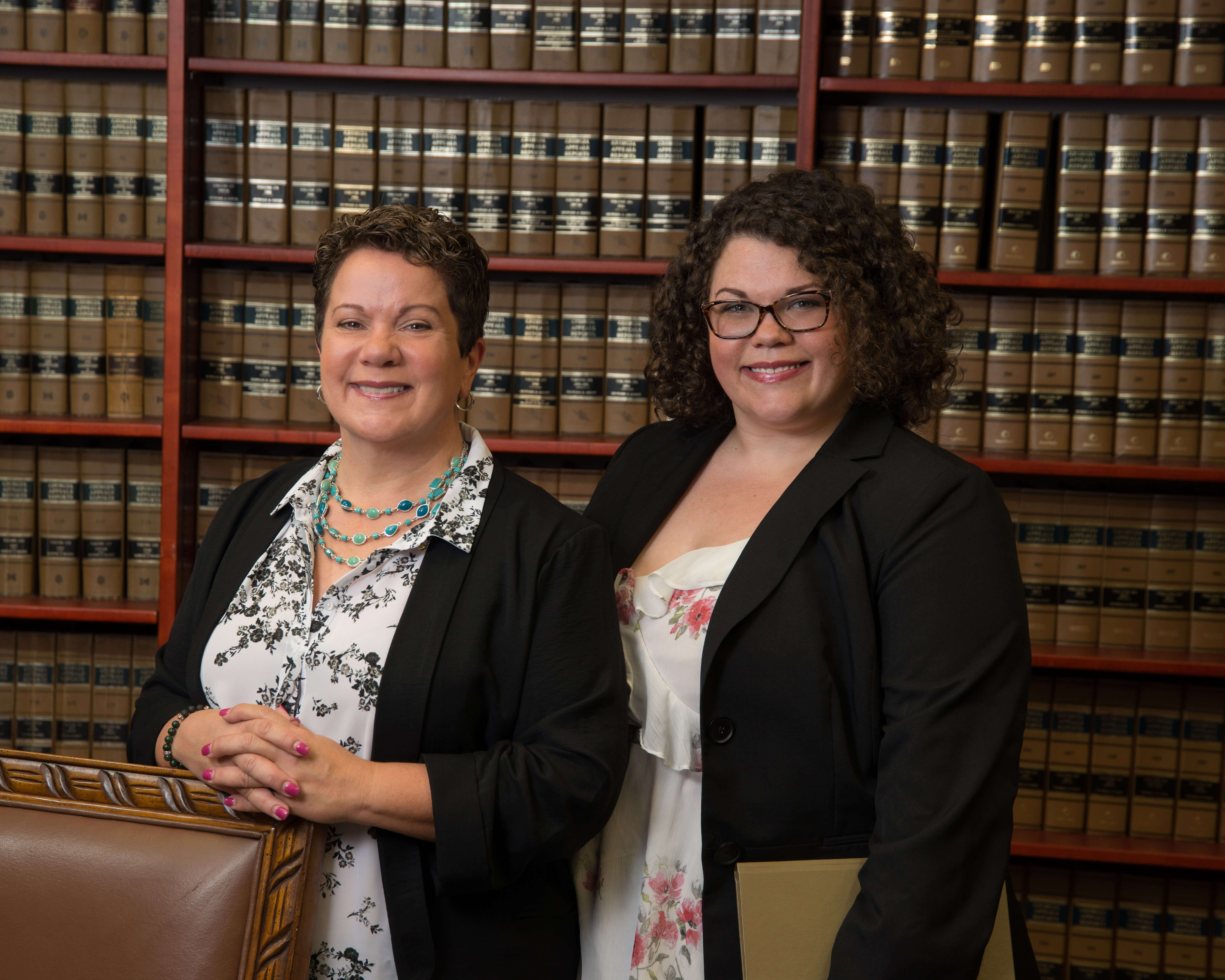 Attorneys Christina Stahl and Kimberly Hadir